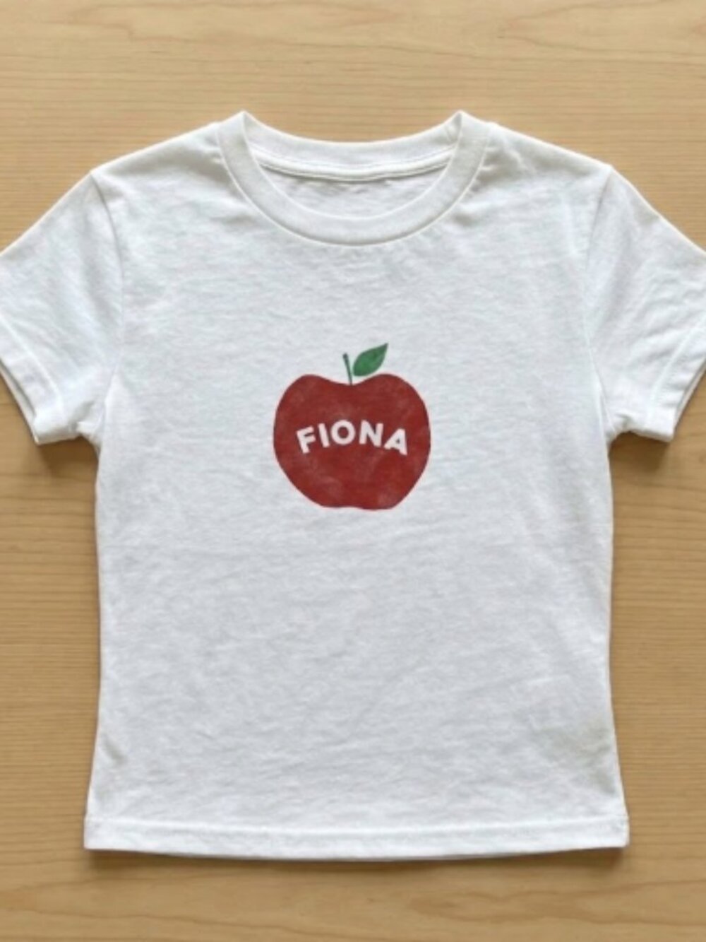 Fiona Apple White Baby Tee